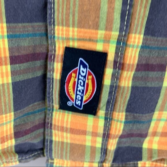 Dickies Men's Short  Sleeve Pearl Snap - Picture 3 of 10